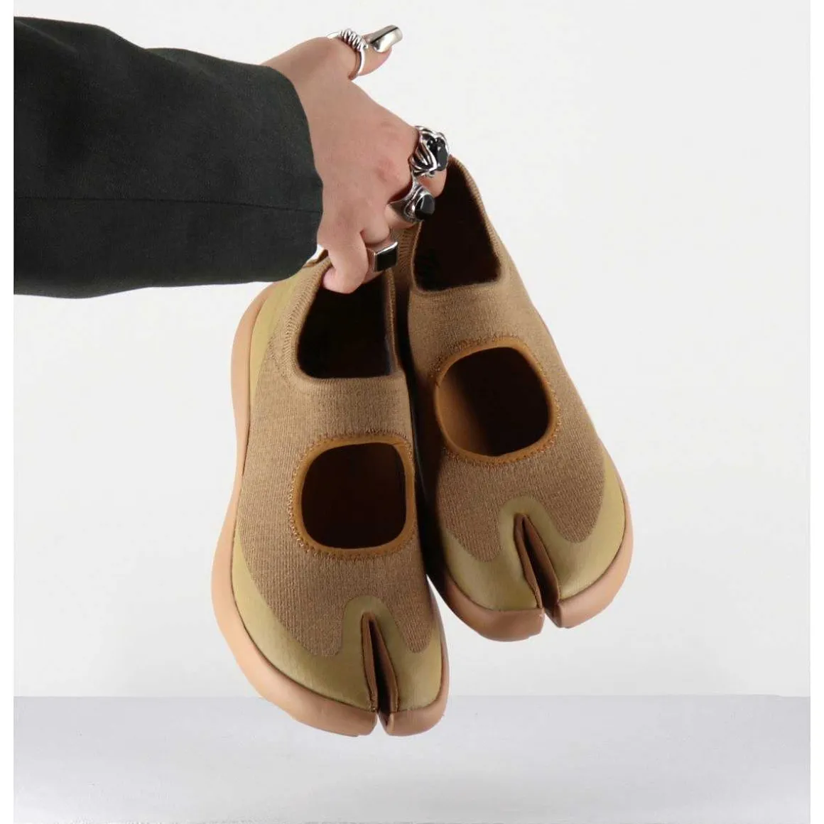 Tabi Babies-Sandals Brown